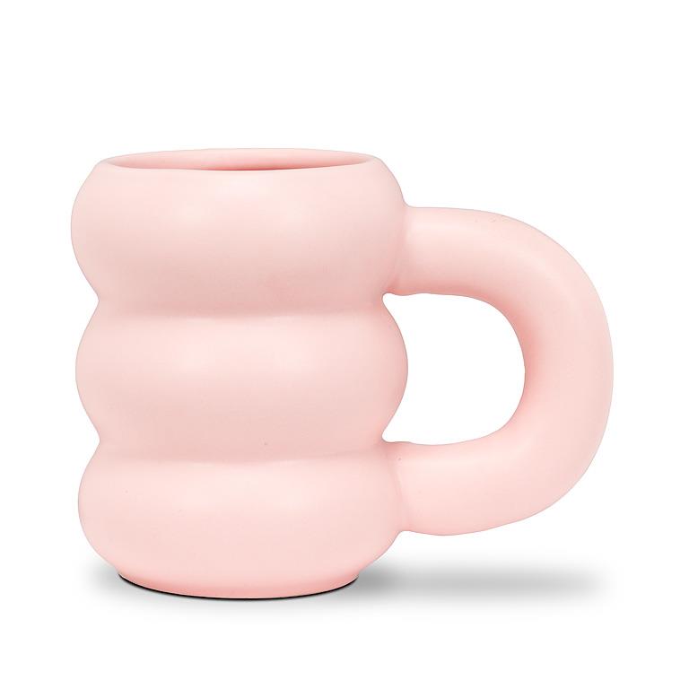 Matte Pink Bubble Mug